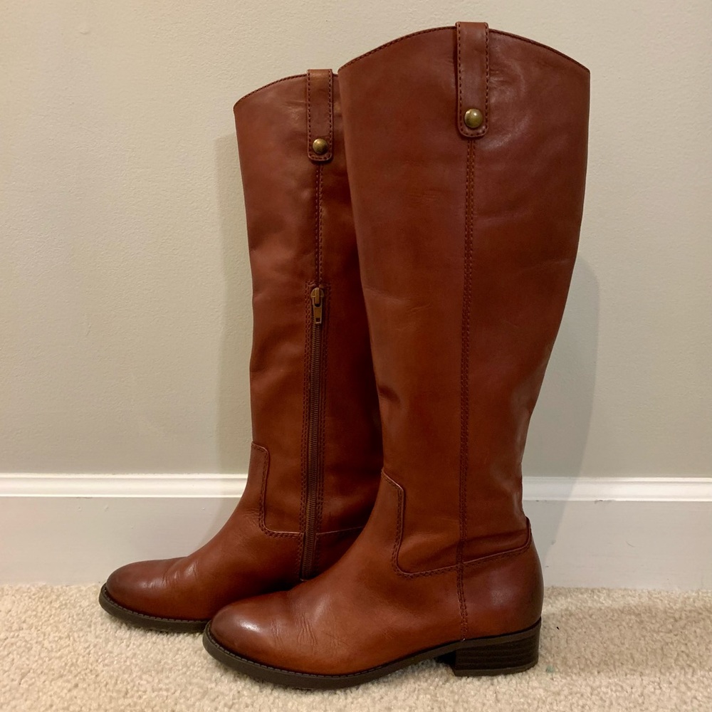 INC boots, cognac, size 6.5